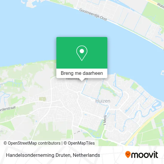 Handelsonderneming Druten kaart