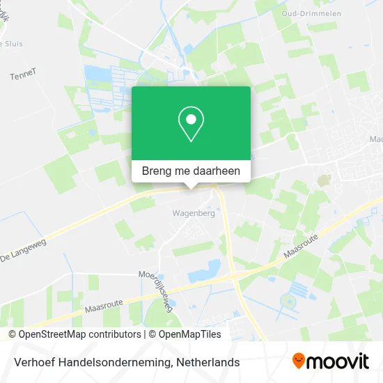 Verhoef Handelsonderneming kaart