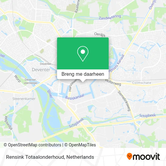 Rensink Totaalonderhoud kaart