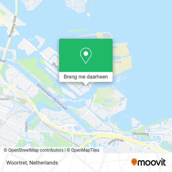 Woortret kaart