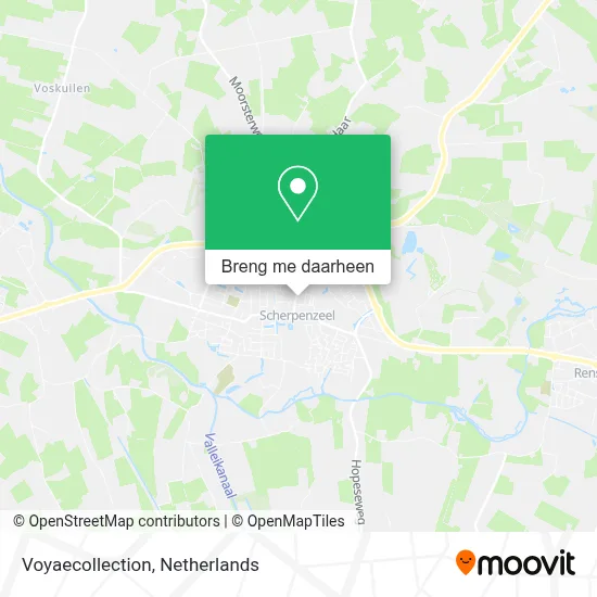 Voyaecollection kaart