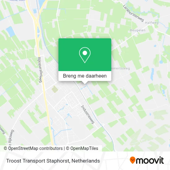 Troost Transport Staphorst kaart