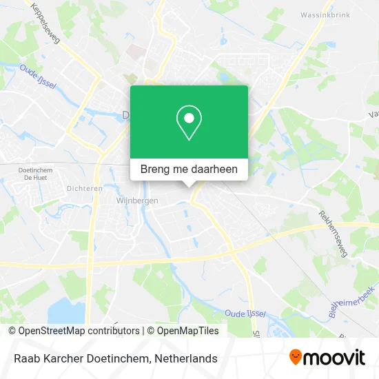 Raab Karcher Doetinchem kaart
