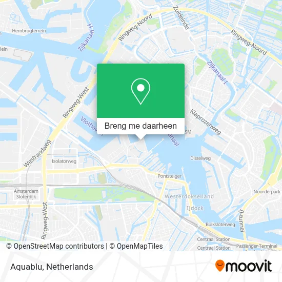Aquablu kaart