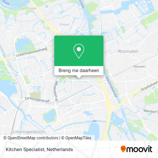 Kitchen Specialist kaart