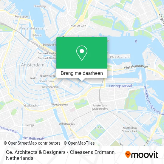 Ce. Architects & Designers • Claessens Erdmann kaart