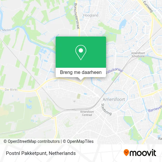 Postnl Pakketpunt kaart