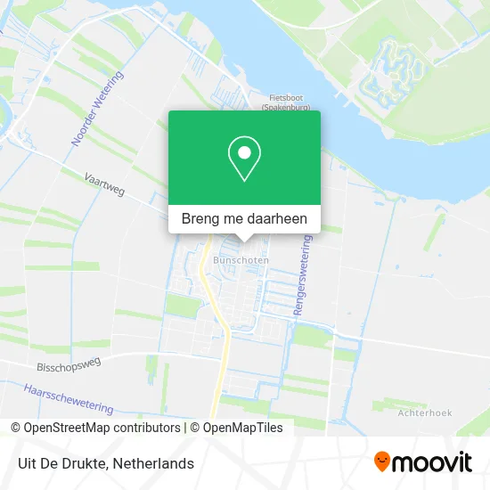 Uit De Drukte kaart