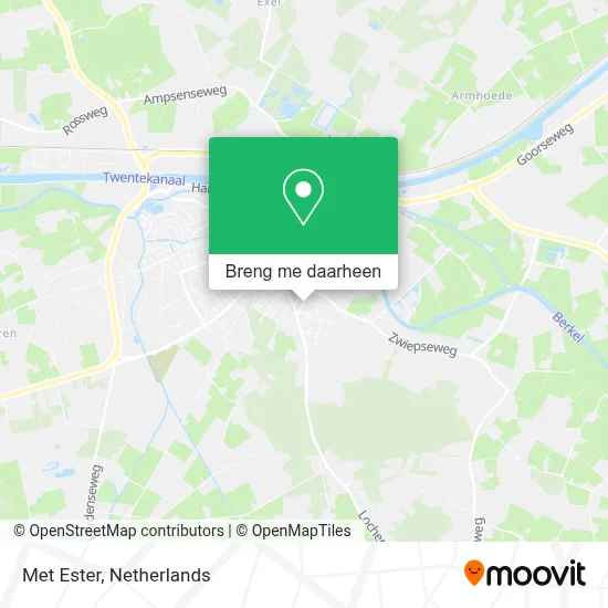 Met Ester kaart