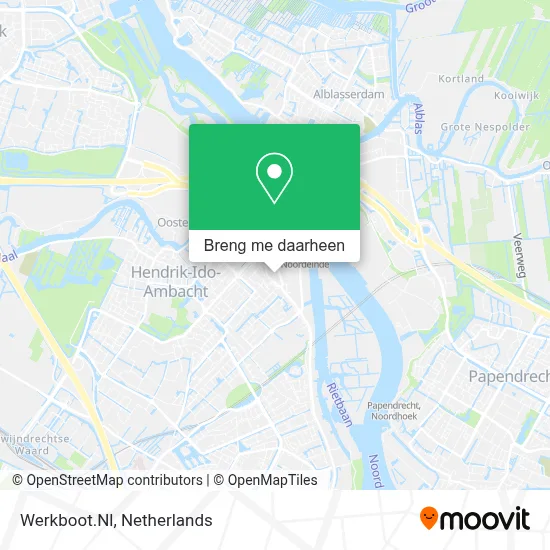 Werkboot.Nl kaart