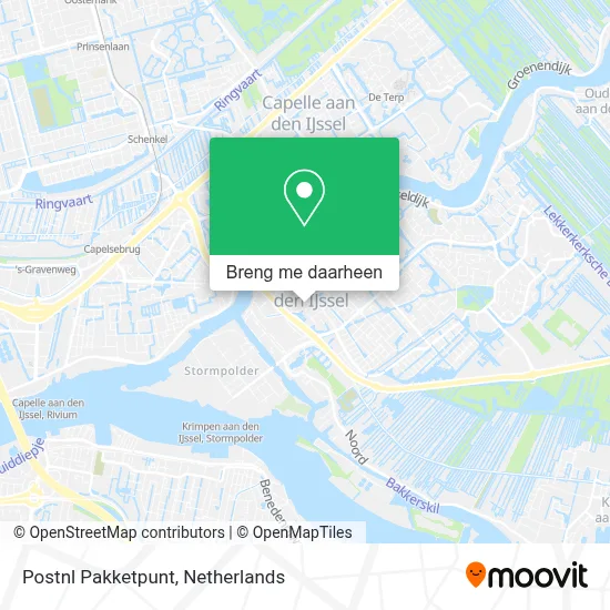 Postnl Pakketpunt kaart