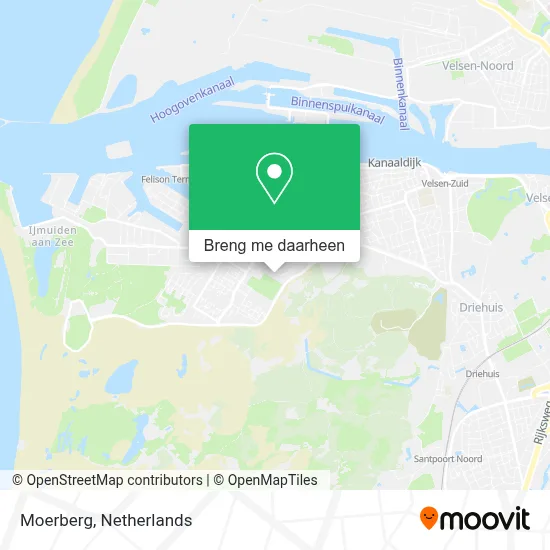 Moerberg kaart
