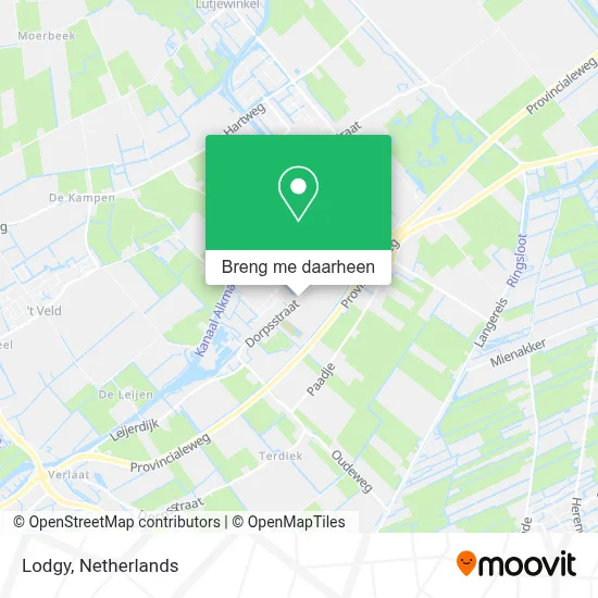 Lodgy kaart