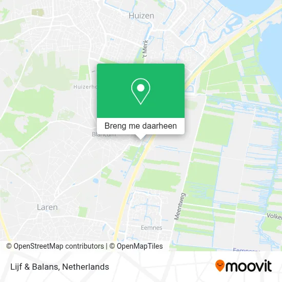 Lijf & Balans kaart