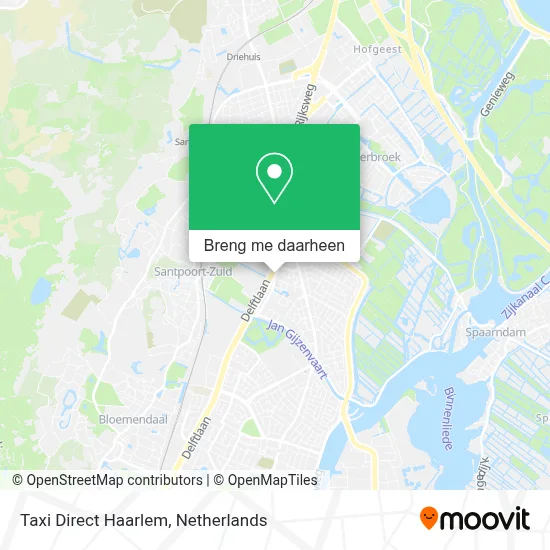 Taxi Direct Haarlem kaart