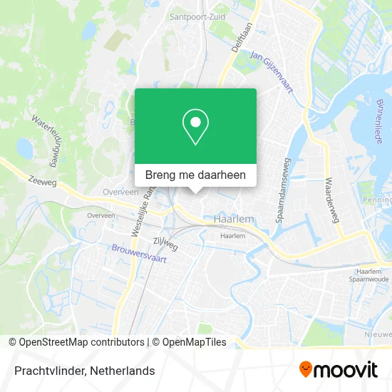 Prachtvlinder kaart