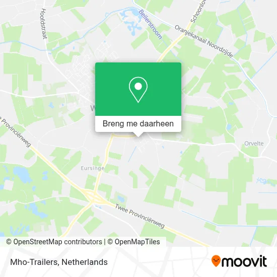 Mho-Trailers kaart