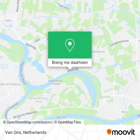 Van Ons kaart