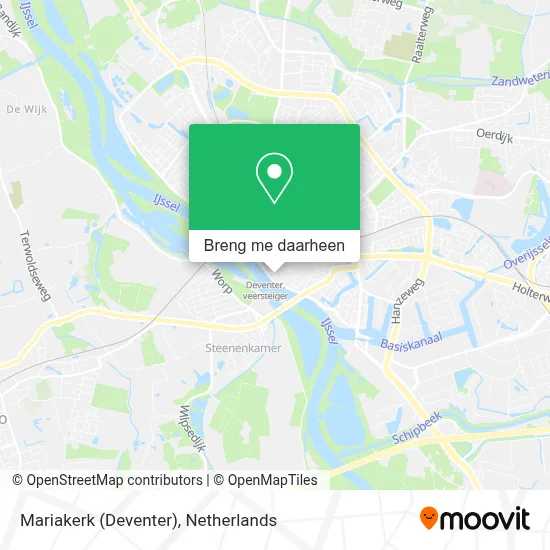 Mariakerk (Deventer) kaart
