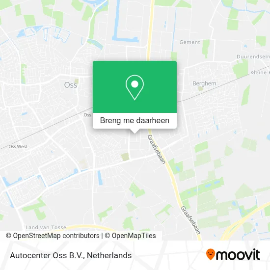 Autocenter Oss B.V. kaart