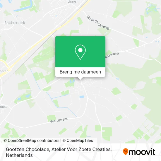 Gootzen Chocolade, Atelier Voor Zoete Creaties kaart