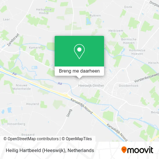 Heilig Hartbeeld (Heeswijk) kaart