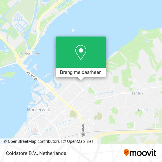 Coldstore B.V. kaart