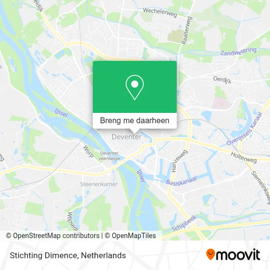 Stichting Dimence kaart