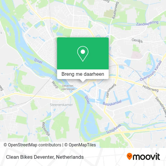 Clean Bikes Deventer kaart
