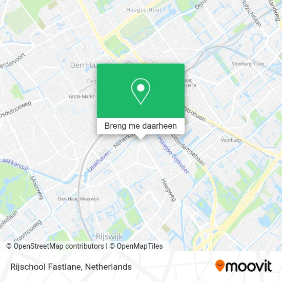Rijschool Fastlane kaart