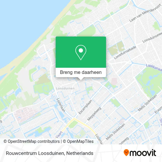 Rouwcentrum Loosduinen kaart