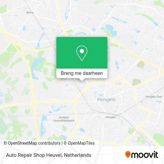 Auto Repair Shop Heuvel kaart