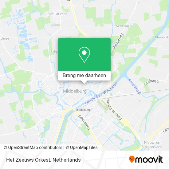 Het Zeeuws Orkest kaart