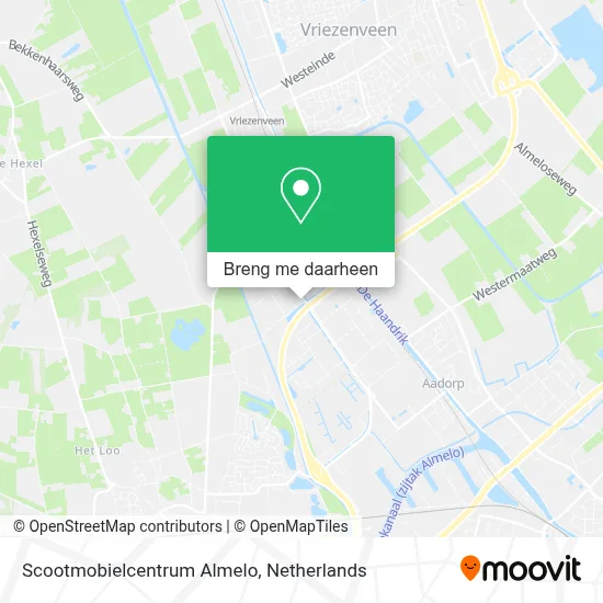 Scootmobielcentrum Almelo kaart