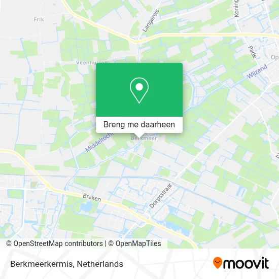 Berkmeerkermis kaart