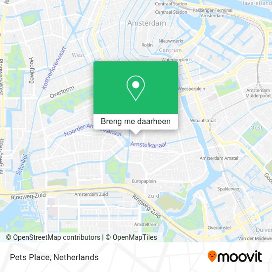 Pets Place kaart