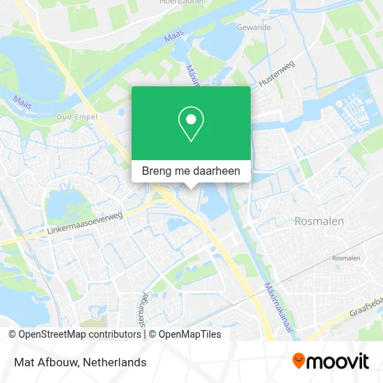 Mat Afbouw kaart
