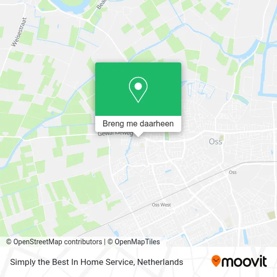 Simply the Best In Home Service kaart