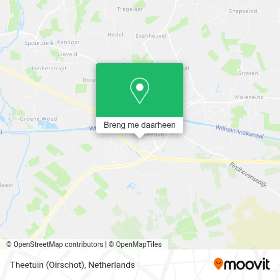 Theetuin (Oirschot) kaart