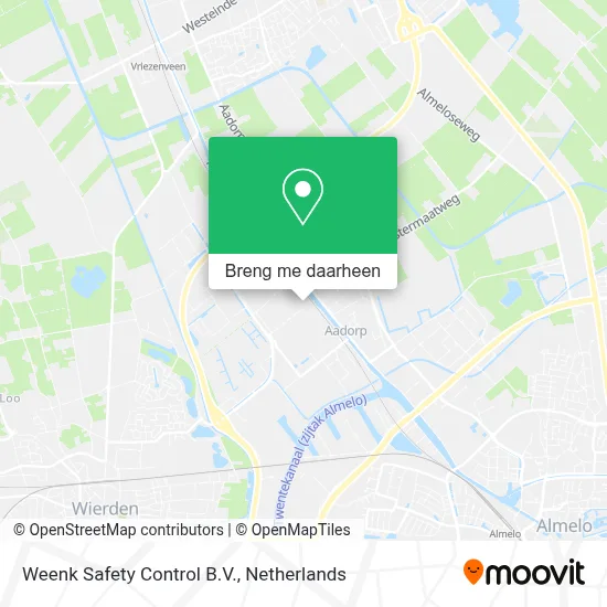 Weenk Safety Control B.V. kaart
