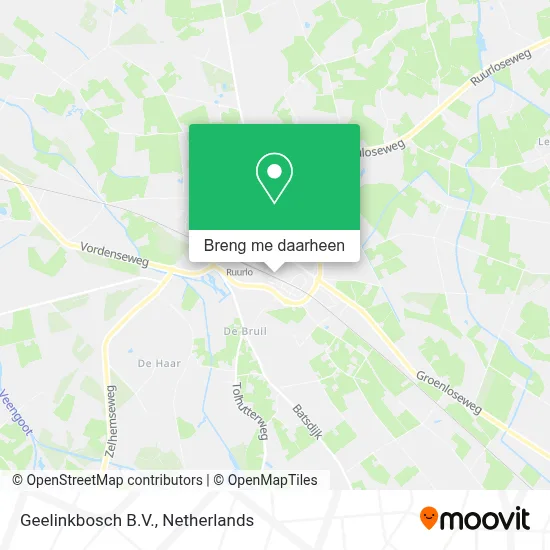 Geelinkbosch B.V. kaart