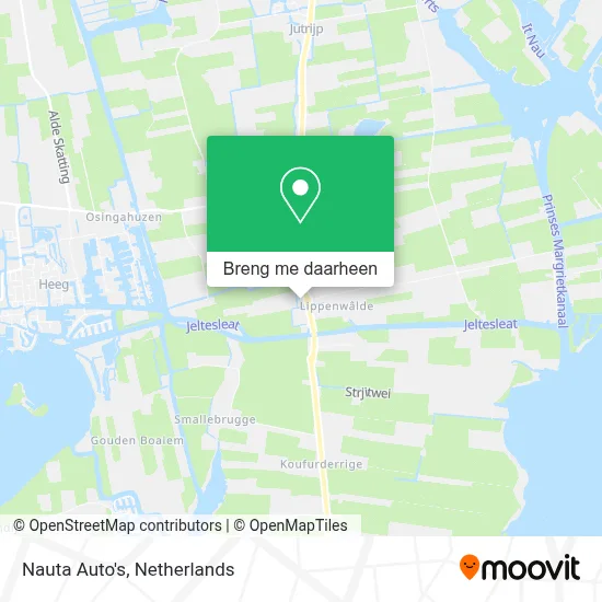 Nauta Auto's kaart