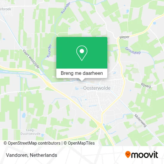 Vandoren kaart