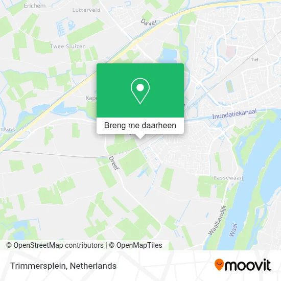 Trimmersplein kaart
