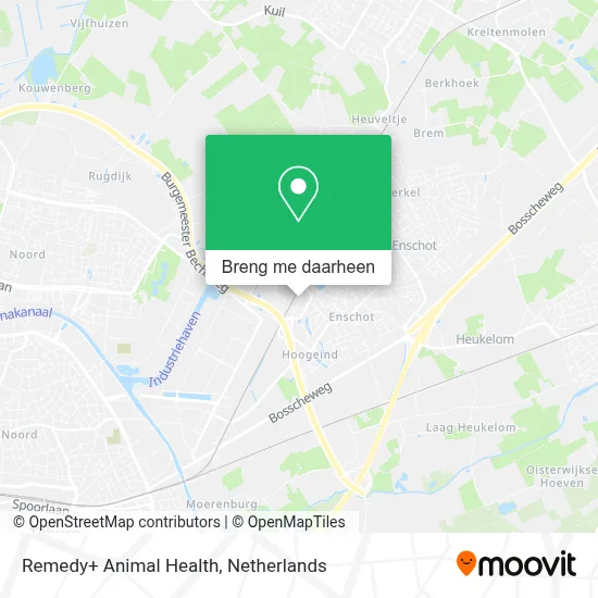 Remedy+ Animal Health kaart