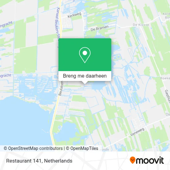 Restaurant 141 kaart