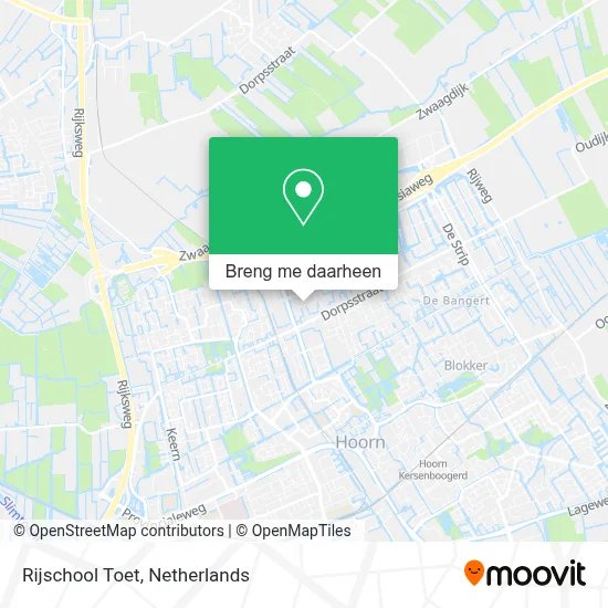 Rijschool Toet kaart