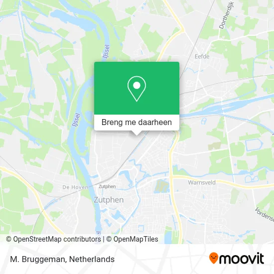 M. Bruggeman kaart