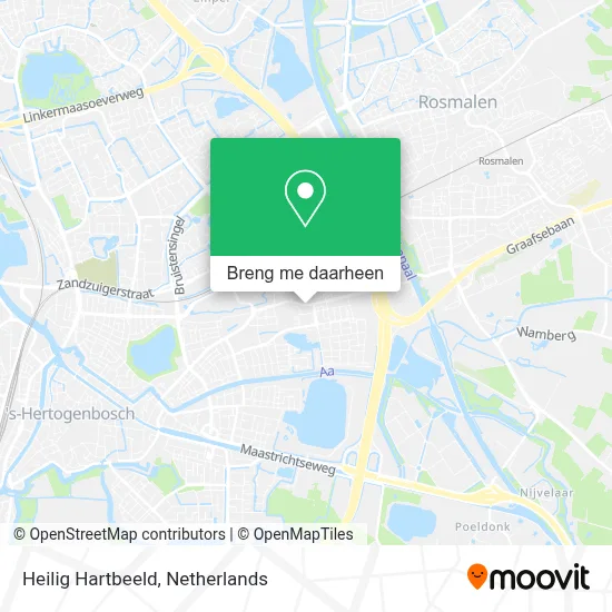 Heilig Hartbeeld kaart