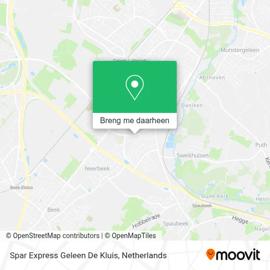 Spar Express Geleen De Kluis kaart